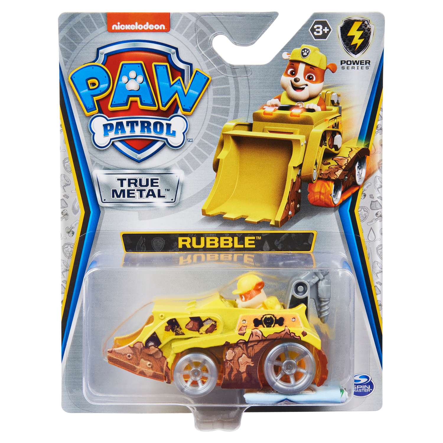 Машинка Paw Patrol Дайкаст Pup Rubble 6053257/20134312 6053257 - фото 4