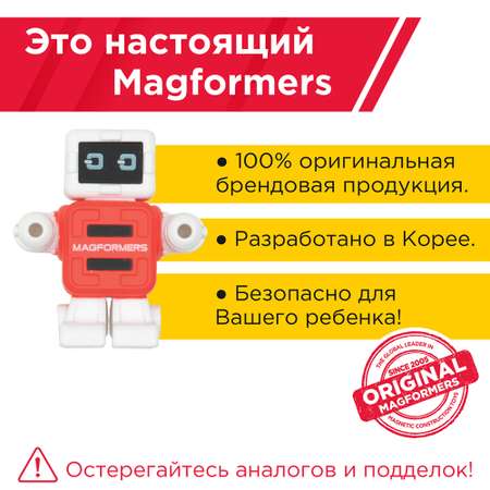 Магнитный конструктор MAGFORMERS Minibots Kitchen Set 33 детали