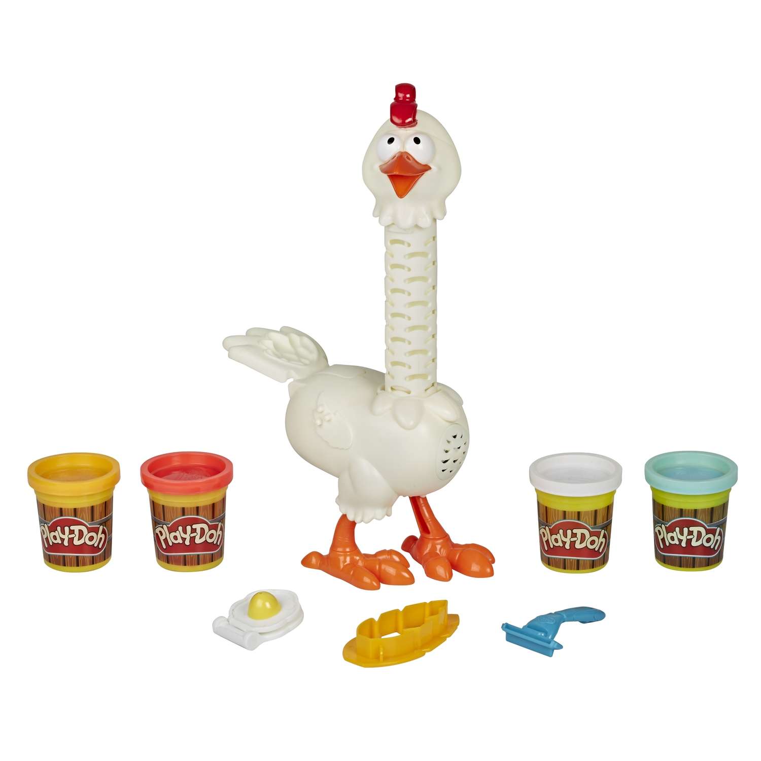 Набор для лепки Play-Doh Курочка-чудо в перьях E66475L0 - фото 1