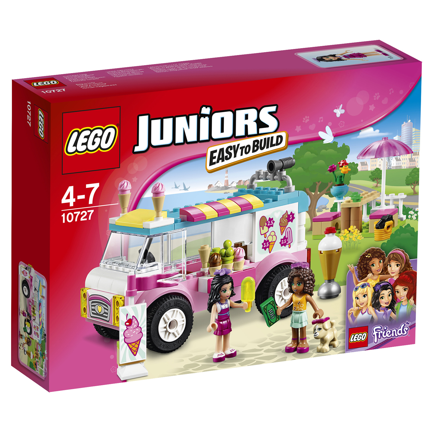 Конструктор LEGO Juniors Грузовик с мороженым Эммы (10727) - фото 2