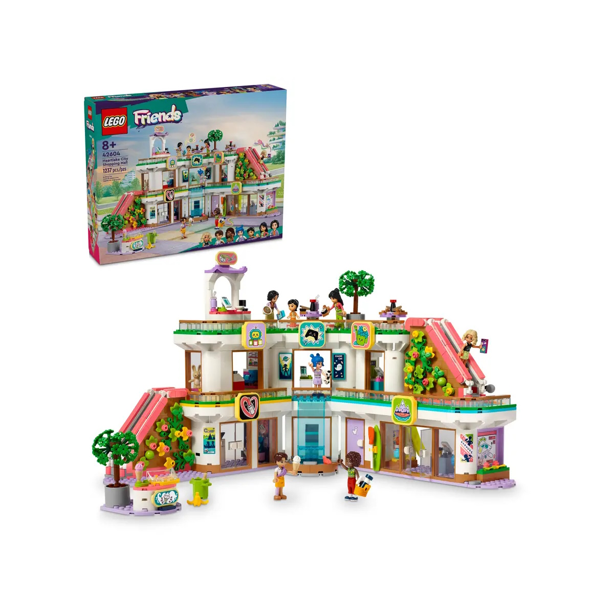 Конструктор LEGO Friends Торговый центр Хартлейк Сити 42604 купить по цене  12999 ₽ в интернет-магазине Детский мир