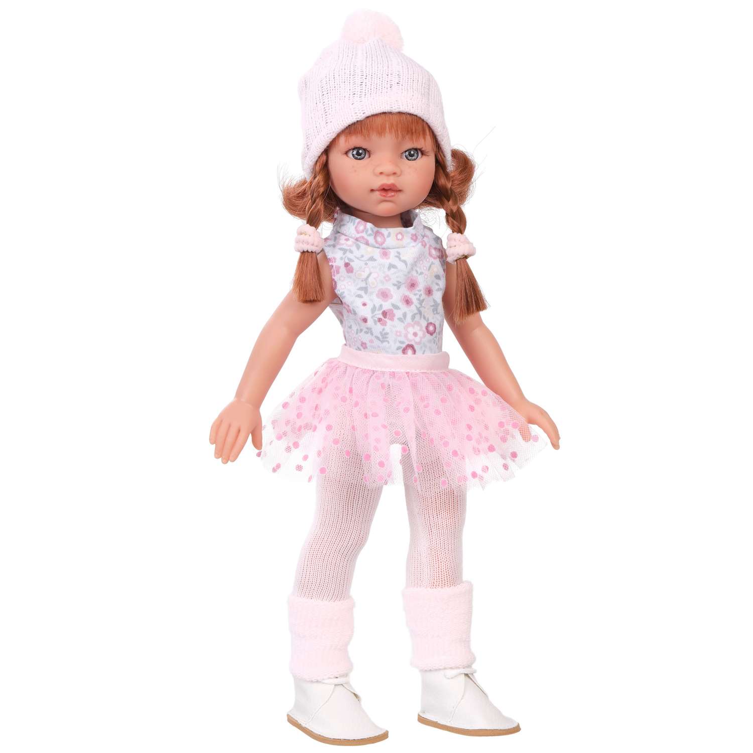 Кукла девочка Antonio Juan Эльвира в розовом 33 см виниловая 25085 - фото 6