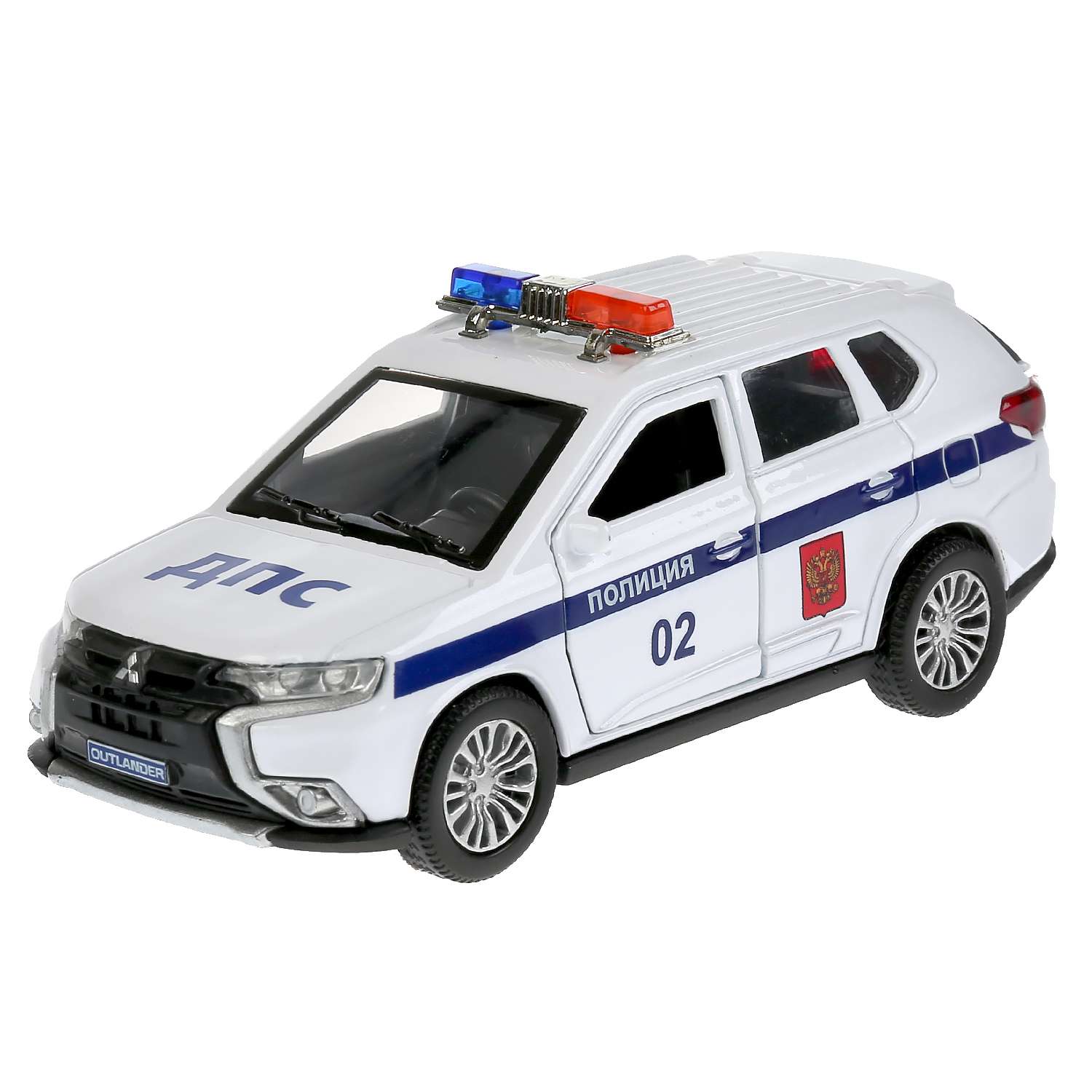 Машина Технопарк Mitsubishi Outlander Полиция 297504 297504 - фото 1