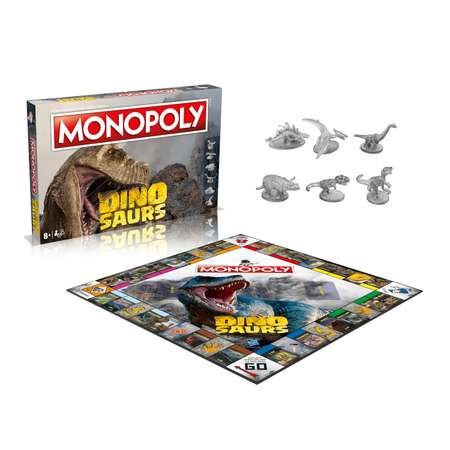 Настольная игра Winning Moves Монополия Dinosaurs Динозавры на английском языке