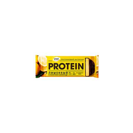 Батончик протеиновый Smart Formula лимонный в молочном шоколаде упаковка 15 штук по 40 г