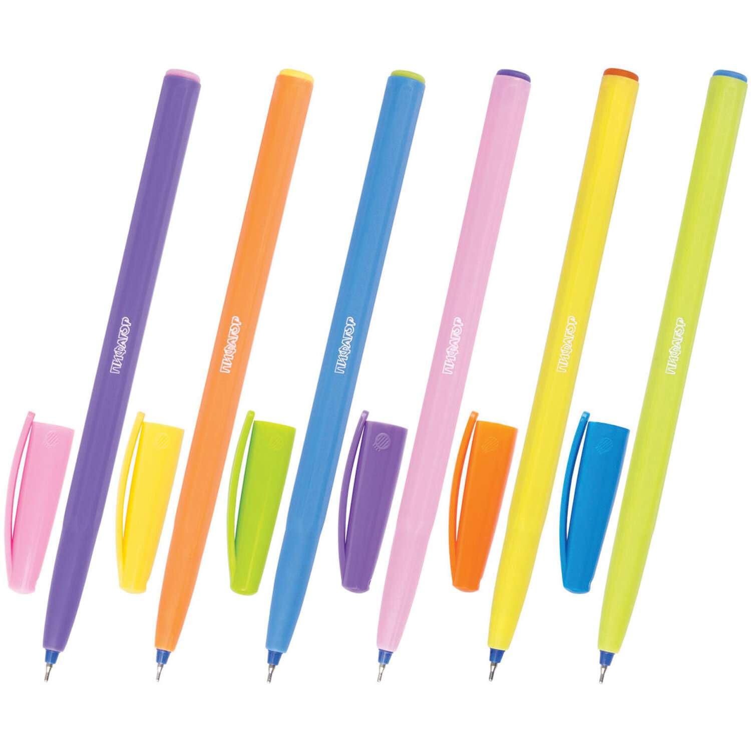 Ручка Пифагор шариковая 48 штук синяя - фото 3