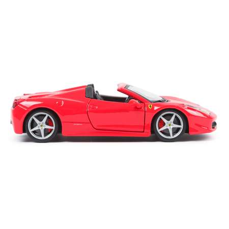 Машина BBurago 1:24 Ferrari 458 Spider Красная 18-26017