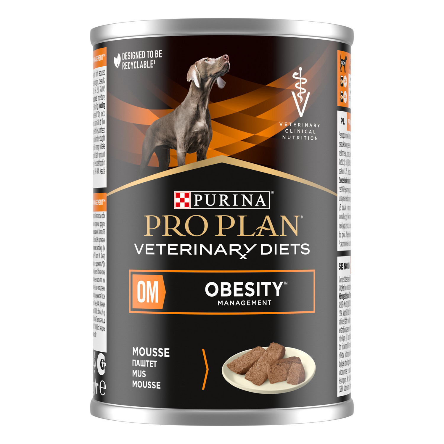 Влажный корм для собак Purina Pro Plan Veterinary diets 0.4 кг мясо (при избыточном весе, лечебный) - фото 2