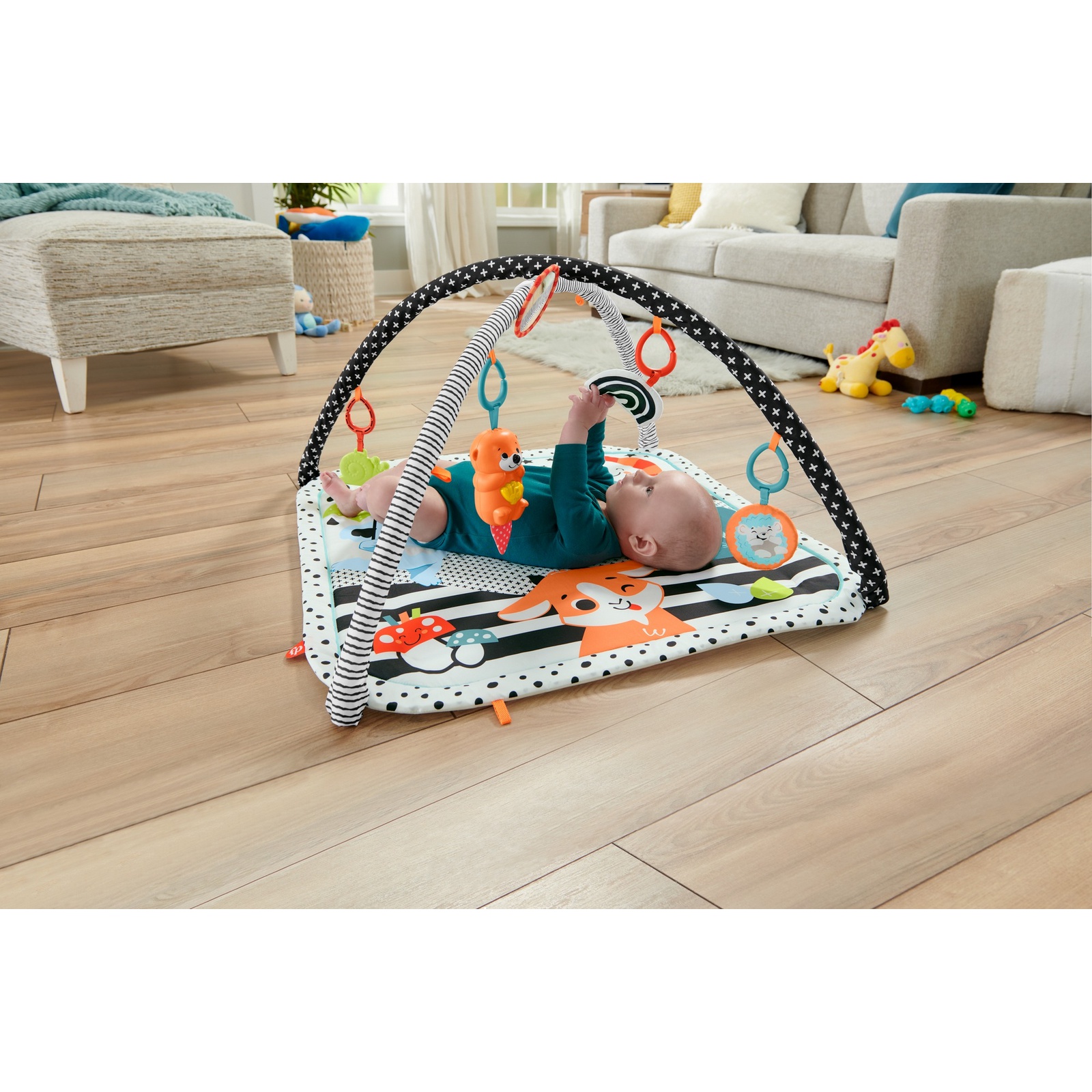 Коврик развивающий Fisher Price Светись и расти HBP41 - фото 12