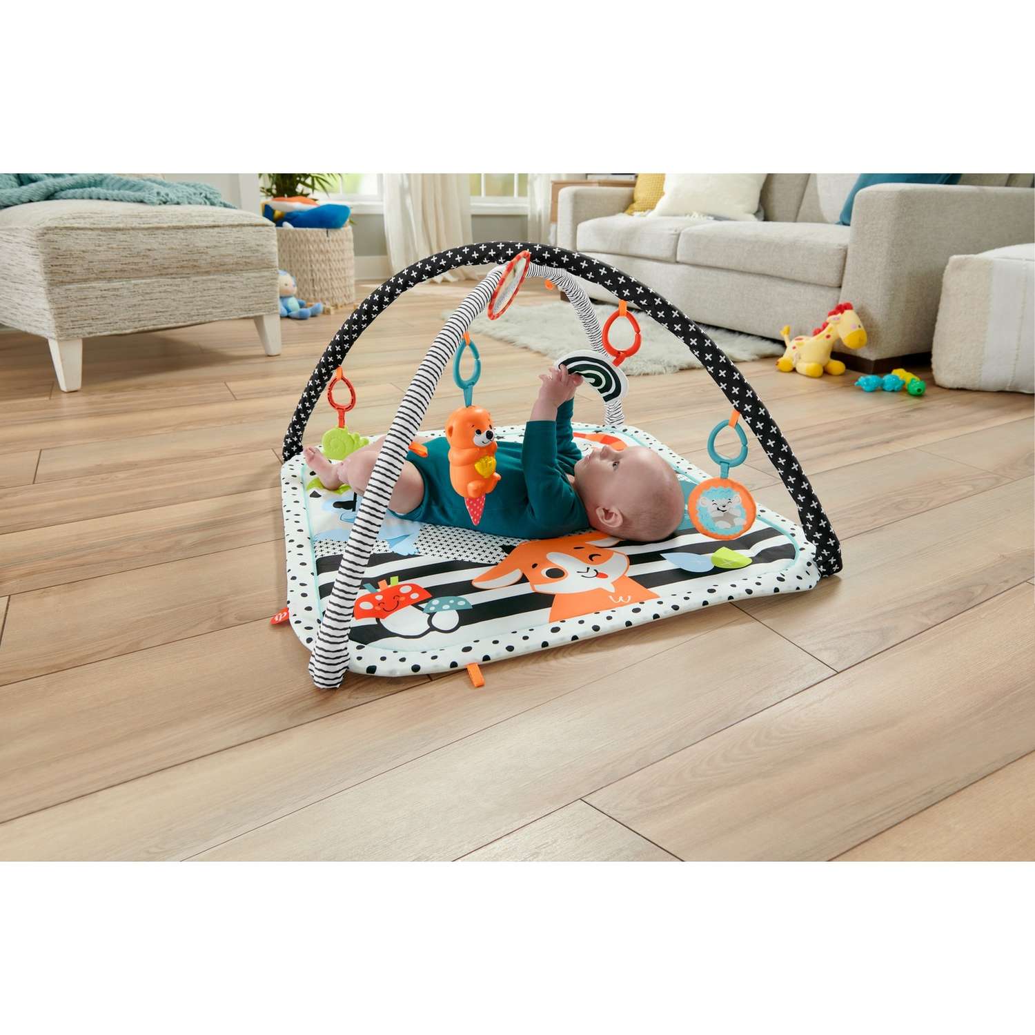 Коврик развивающий Fisher Price Светись и расти HBP41 - фото 12