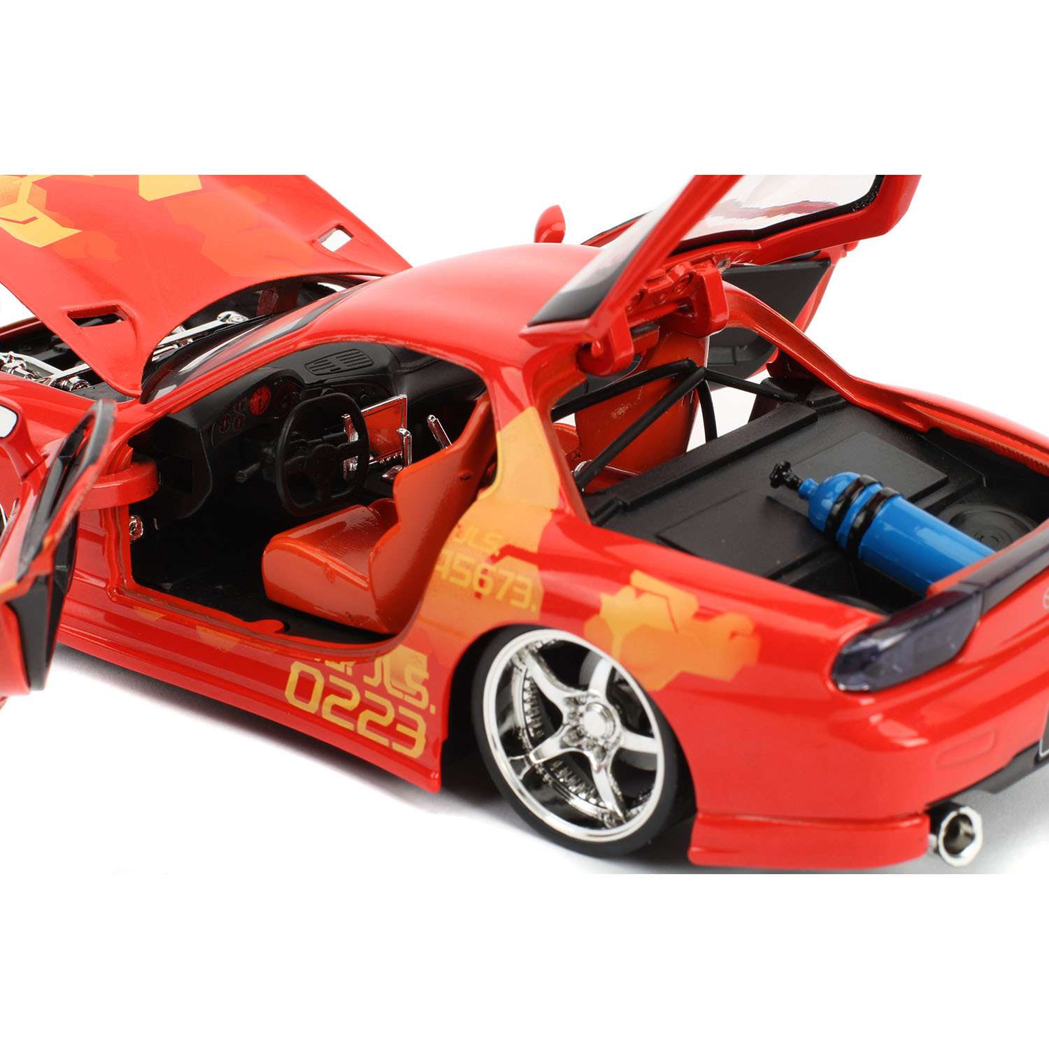 Машина Jada Fast and Furious 1:24 Mazda RX-7 FD3S 1993 30747 30747 - фото 11