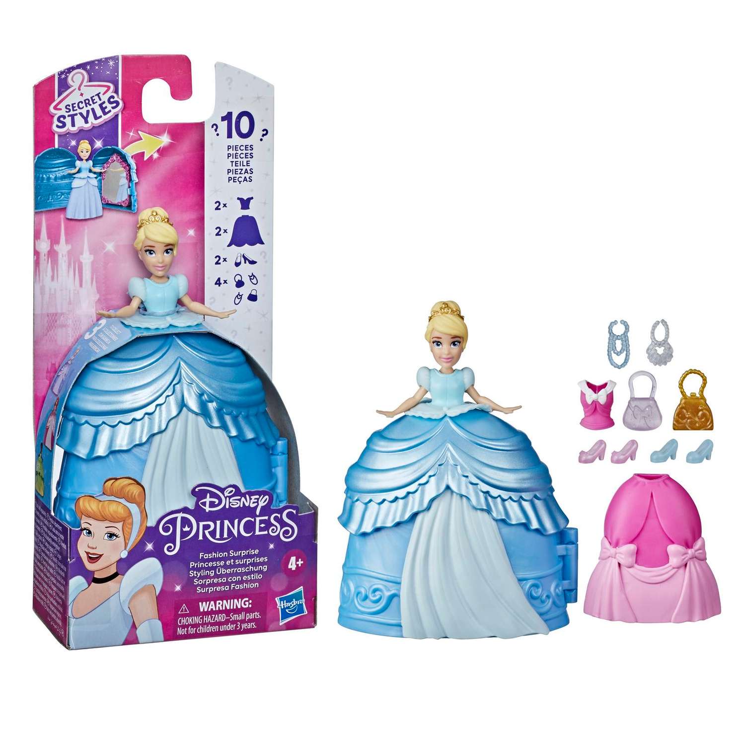 Набор игровой Disney Princess Hasbro Модный сюрприз Золушка F12485L0 F03785L0 - фото 11