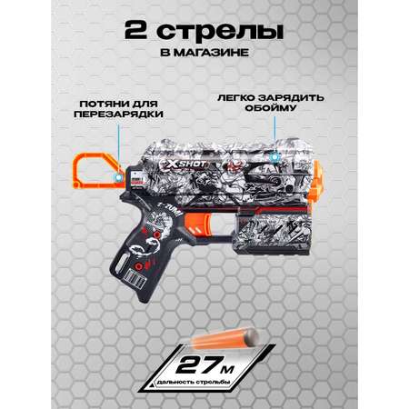 Набор для стрельбы X-SHOT  Скинс флакс Ниндзя 36516D