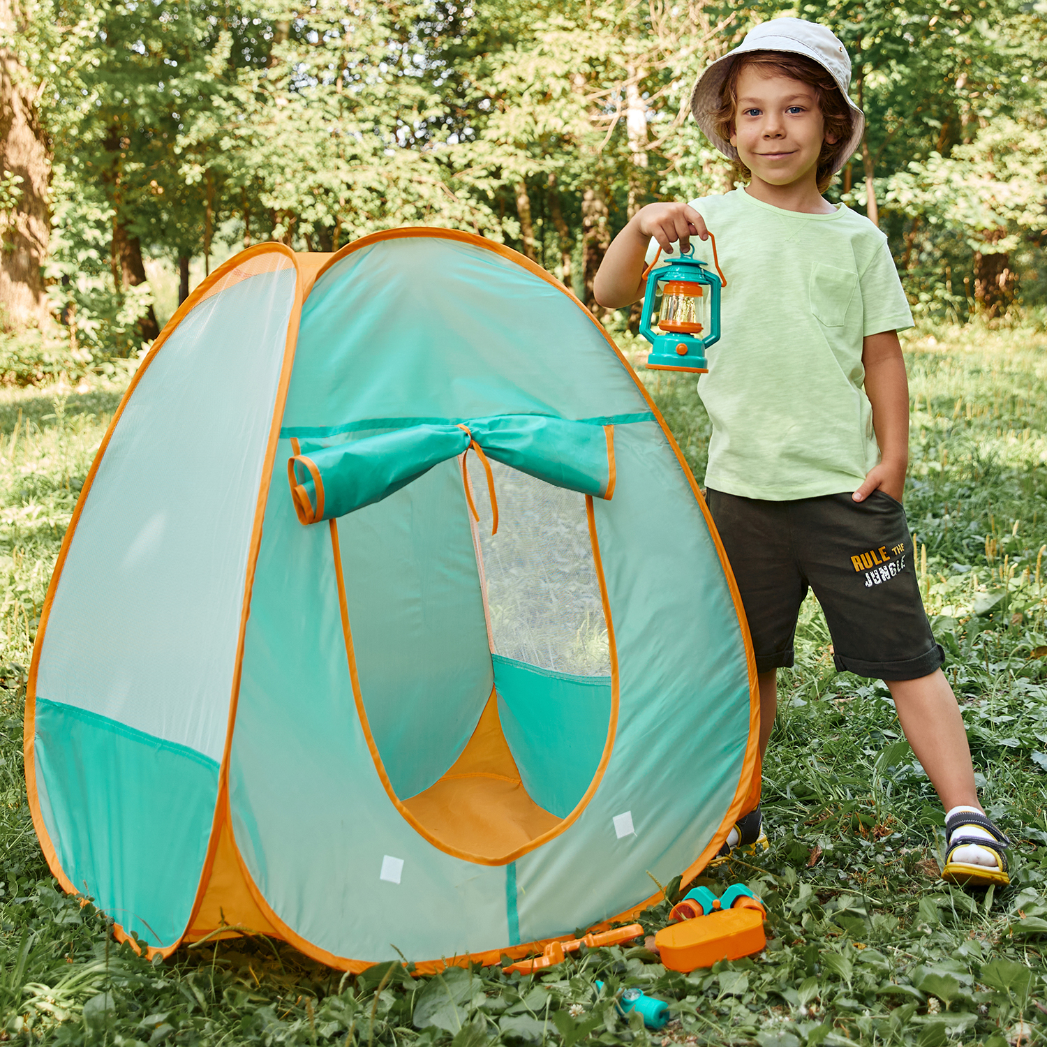 Палатка детская Givito с набором Туриста для пикника 5 предметов G209-005 - фото 2