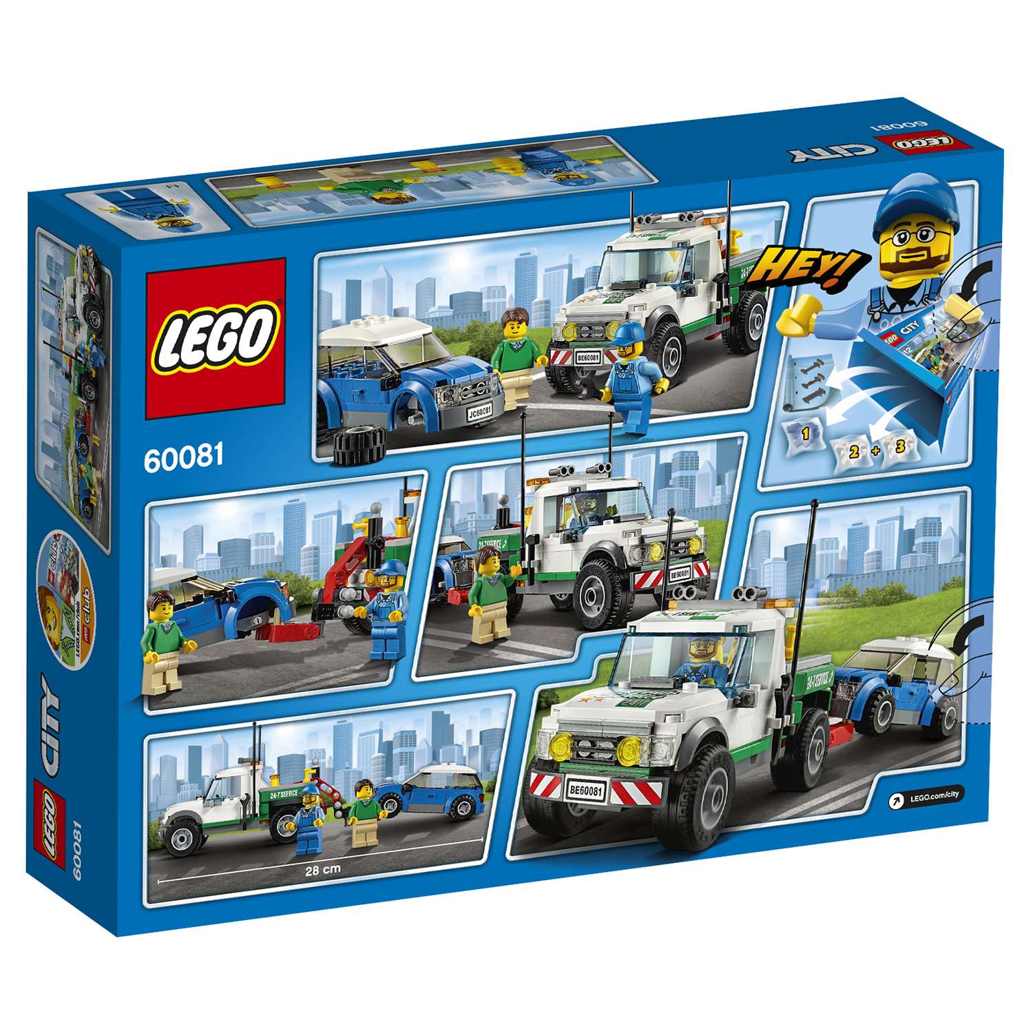 Конструктор LEGO City Great Vehicles Буксировщик автомобилей (60081) - фото 3