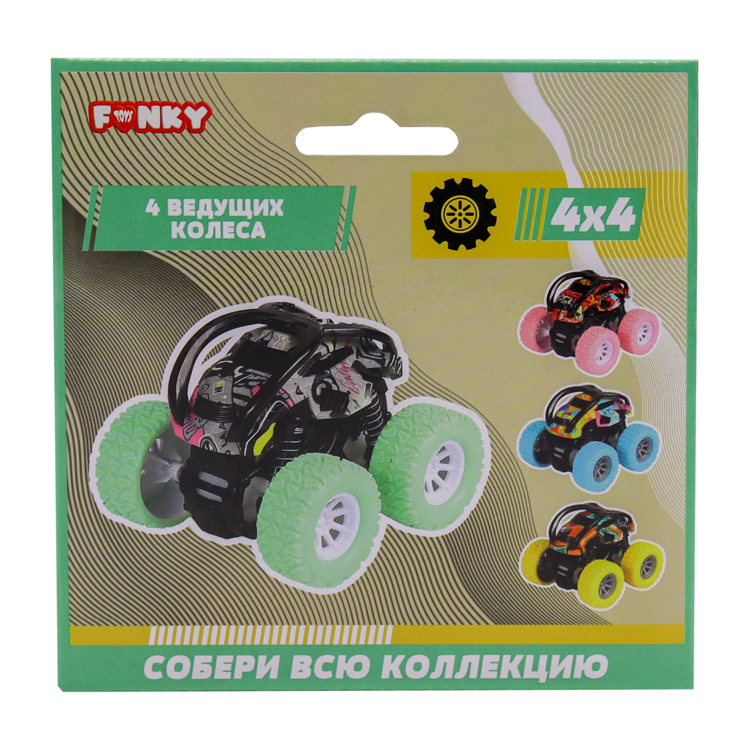 Внедорожник Funky Toys зеленый FT9791-1 - фото 3