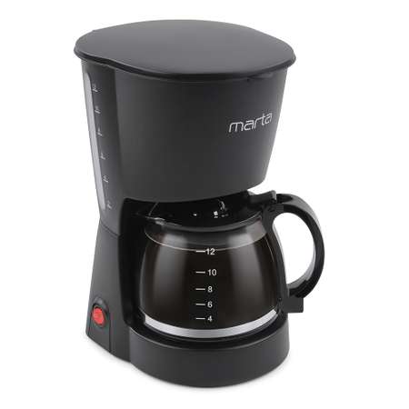 Кофеварка MARTA MT-2118 черный жемчуг
