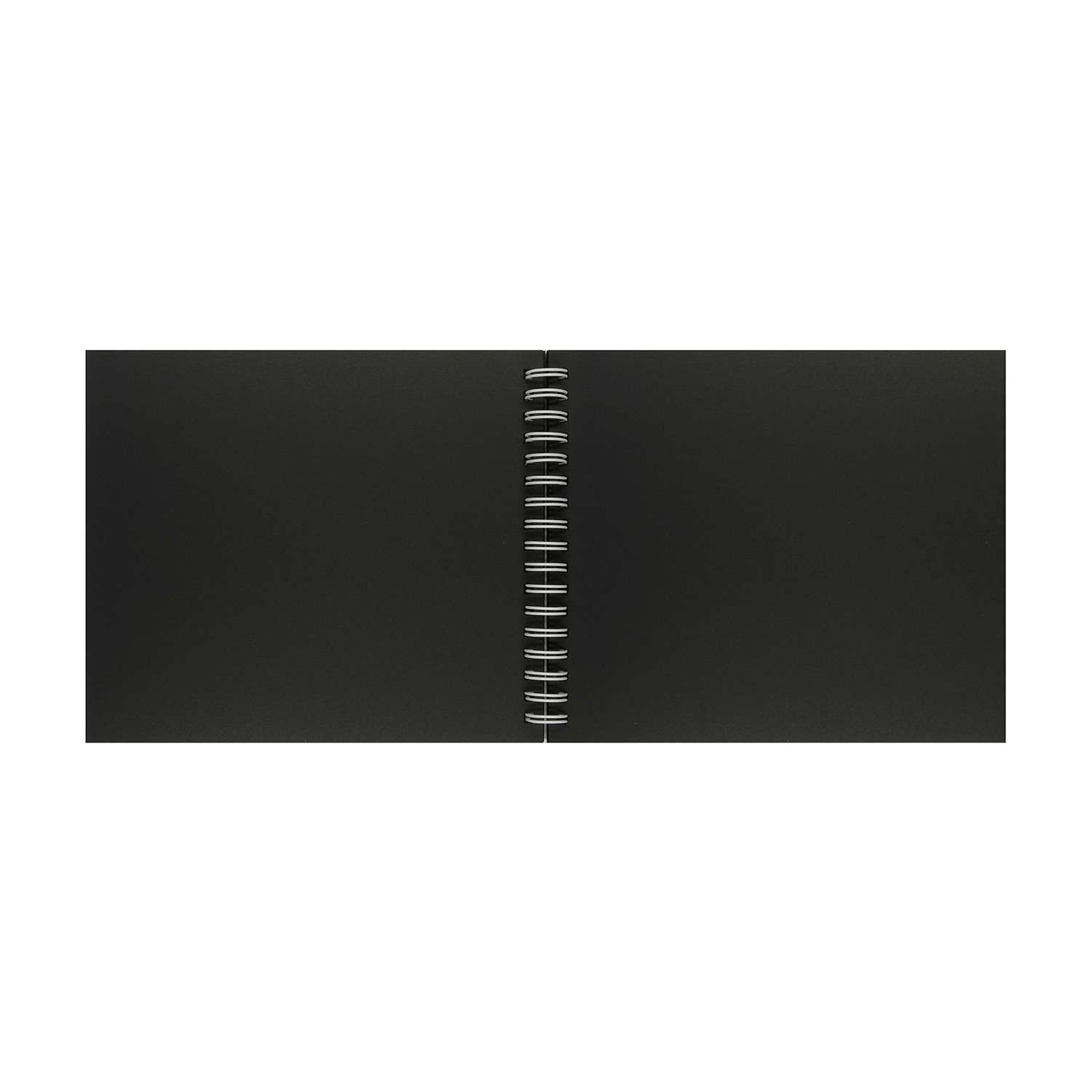 Скетчбук Bruno Visconti 180х155 мм 25 листов черный 220 г на гребне для скетчинга - фото 2
