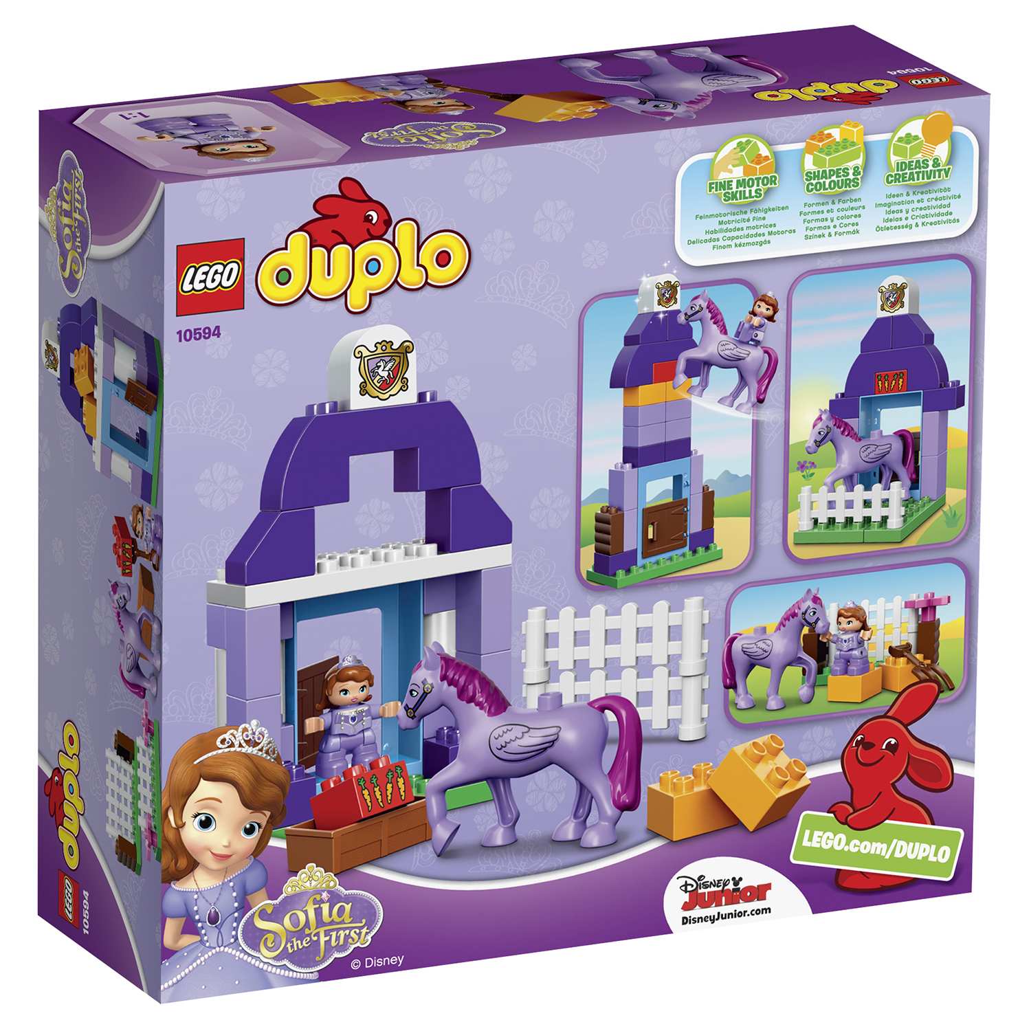 Конструктор LEGO DUPLO Sofia the First Софии Прекрасная: королевская конюшня (10594) - фото 3