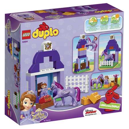 Конструктор LEGO DUPLO Sofia the First Софии Прекрасная: королевская конюшня (10594)