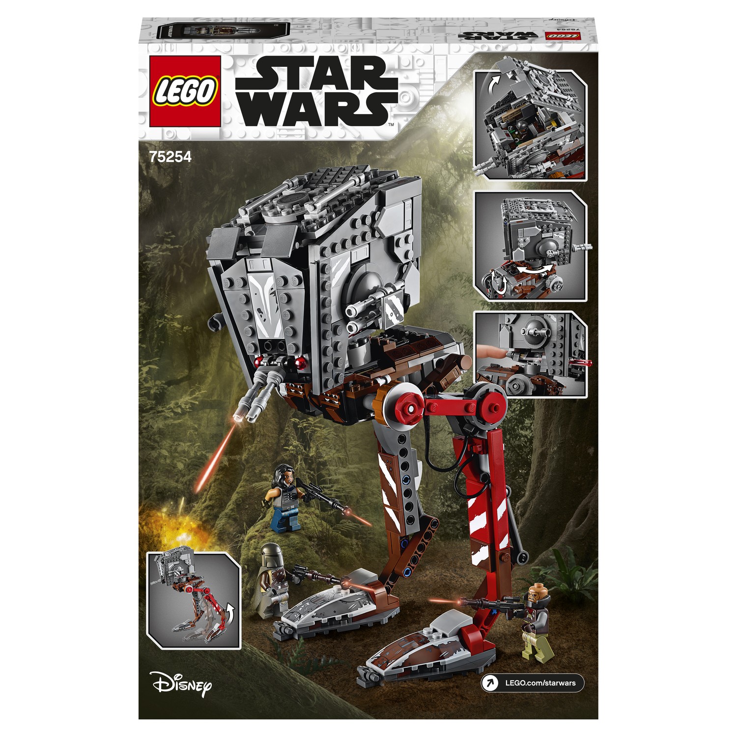 Конструктор LEGO Star Wars Episode IX Диверсионный AT-ST 75254 - фото 3