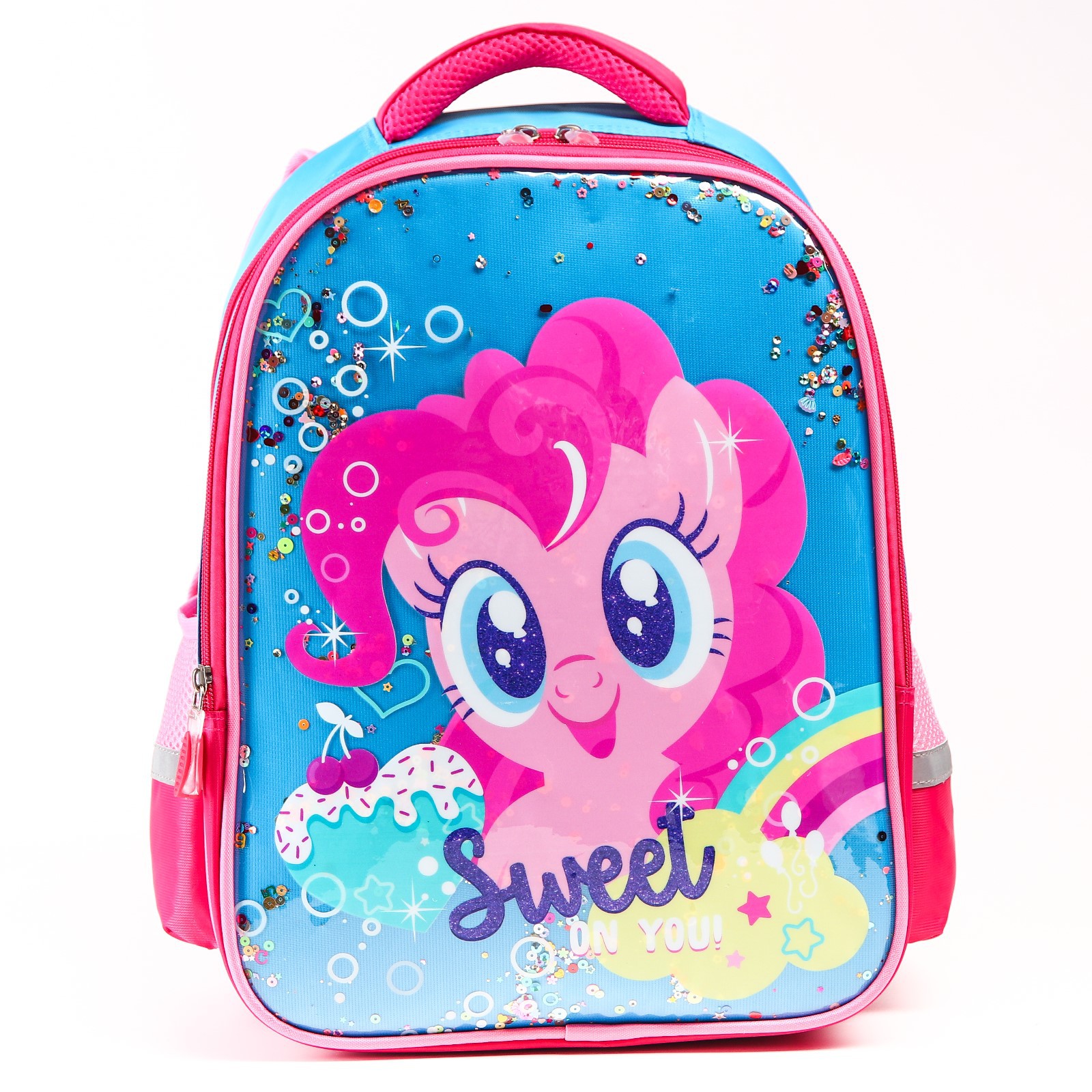 Рюкзак школьный Hasbro 39 см х 30 см х 14 см Пинки Пай My little Pony - фото 3