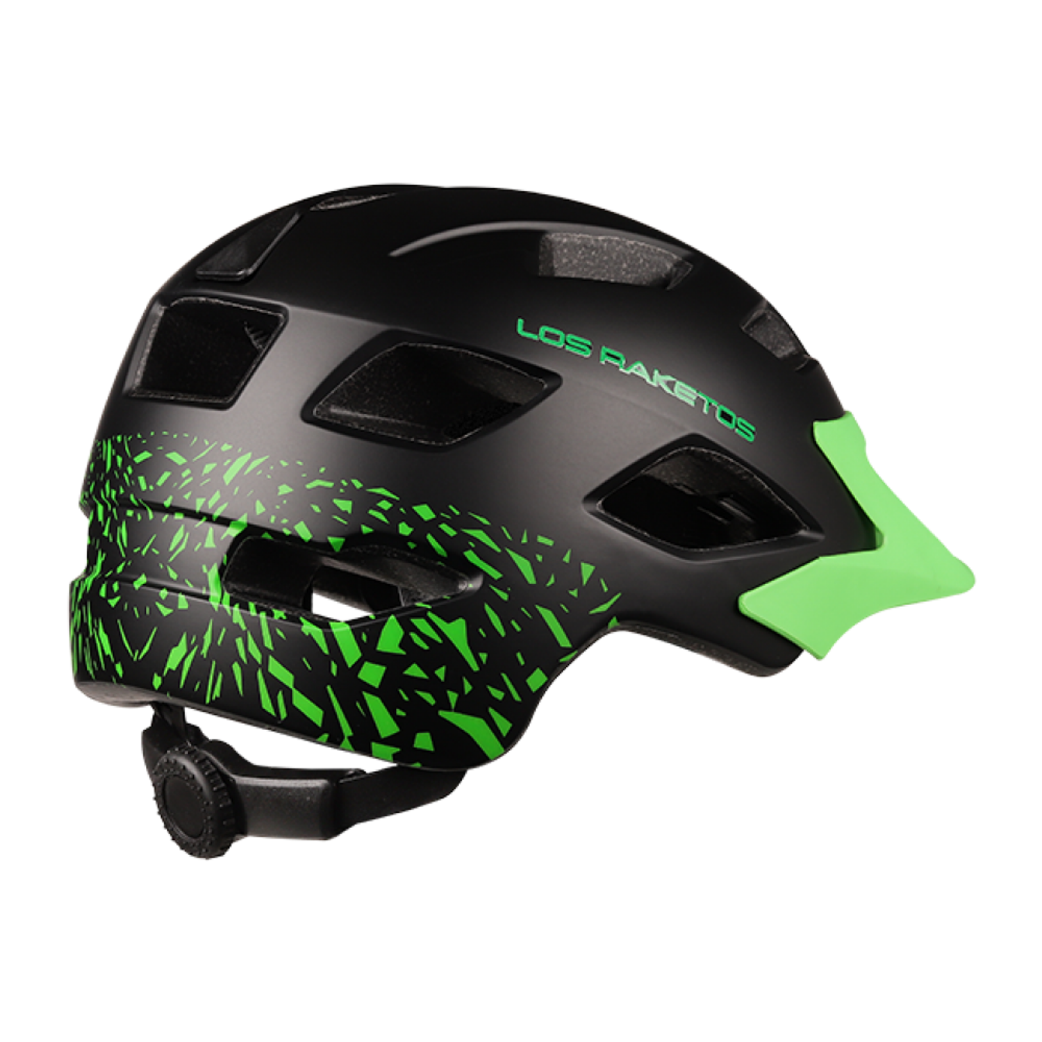Шлем для велосипеда LOS RAKETOS Shell Black XS-S - фото 2