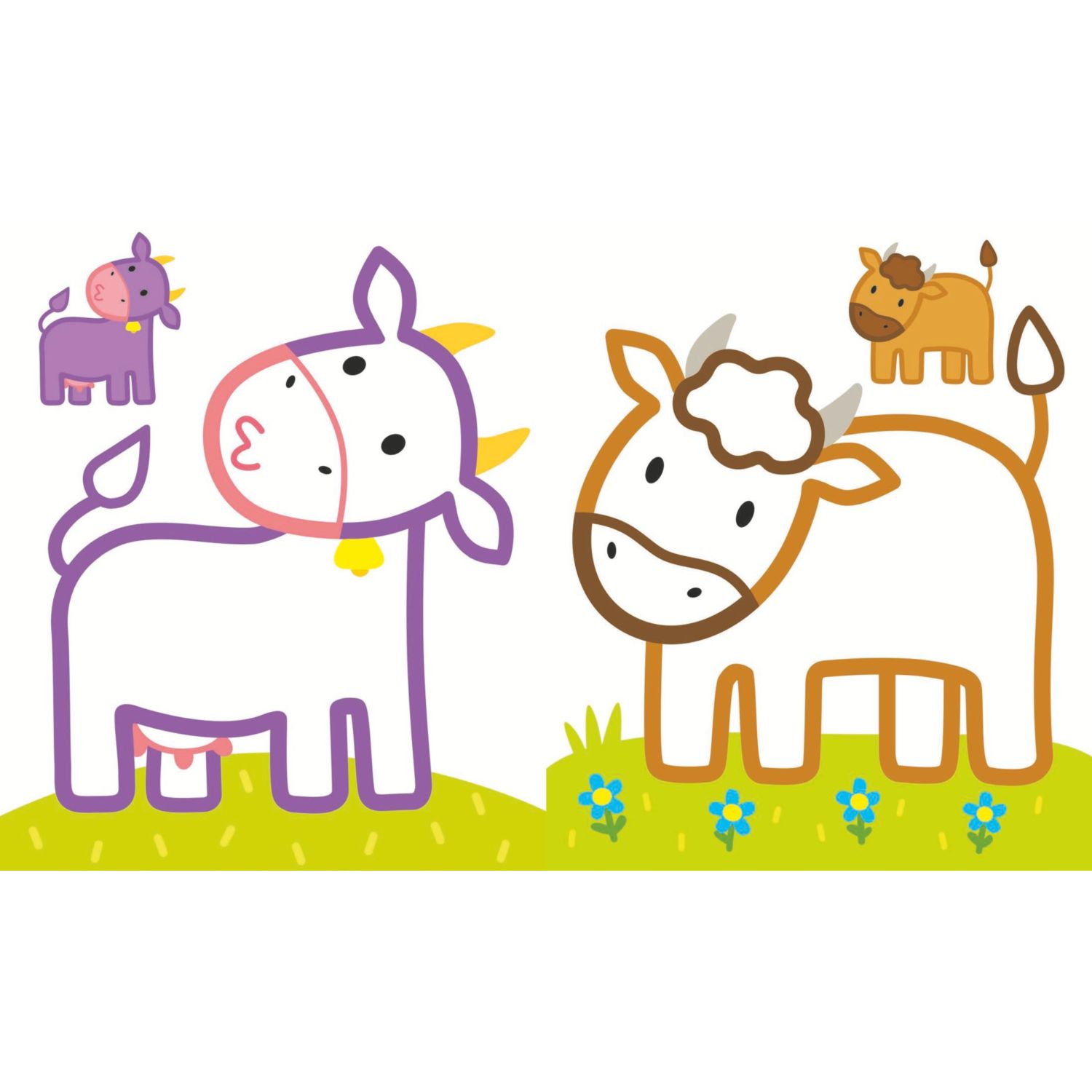 Раскраска Эксмо Домашние животные Для детей от 2 лет - фото 4