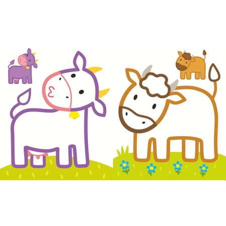 Раскраска Эксмо Домашние животные Для детей от 2 лет