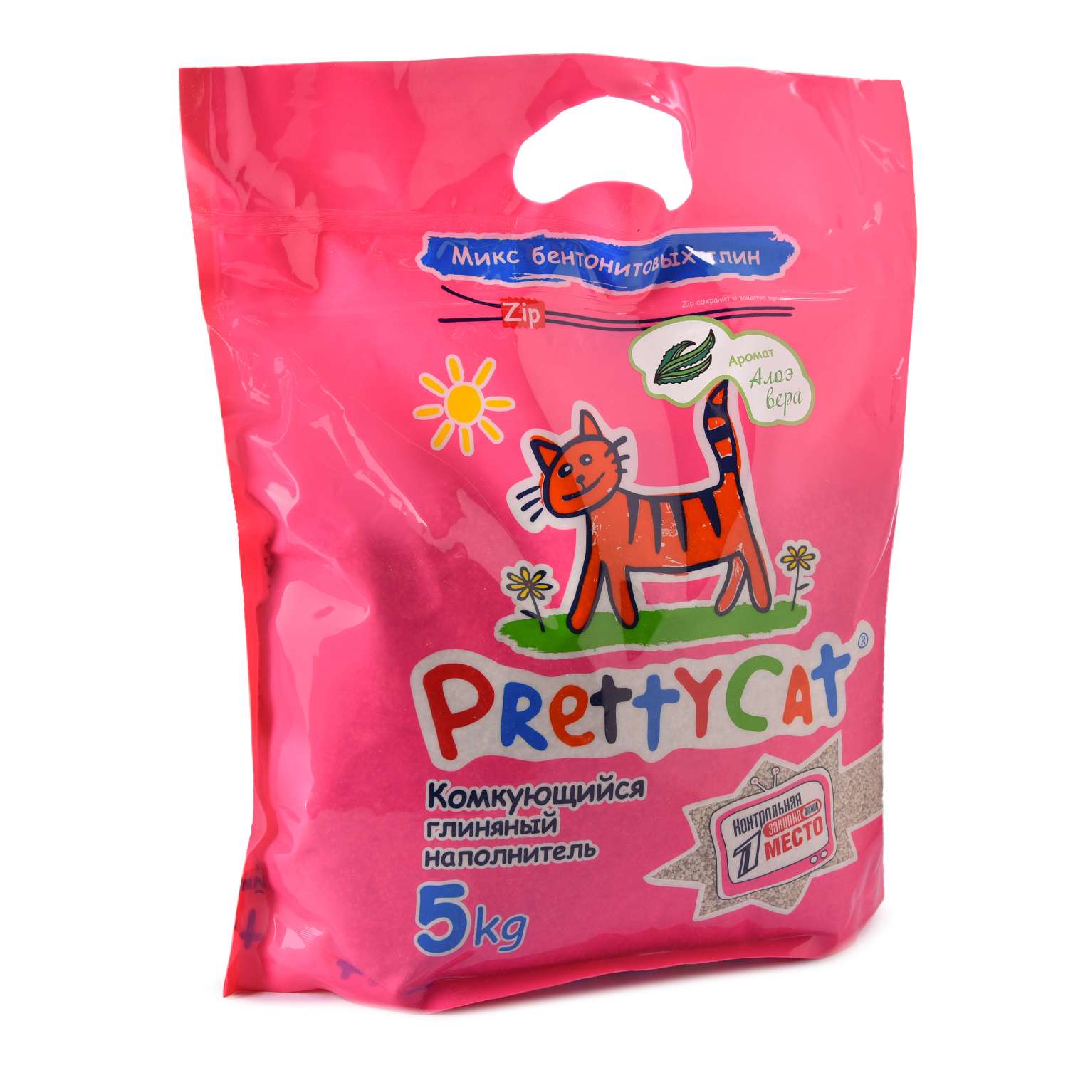Наполнитель для кошек PrettyCat Euro Mix комкующийся с ароматом алоэ 5кг - фото 3