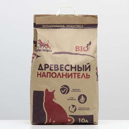 Наполнитель Пижон древесный Bio 10 л