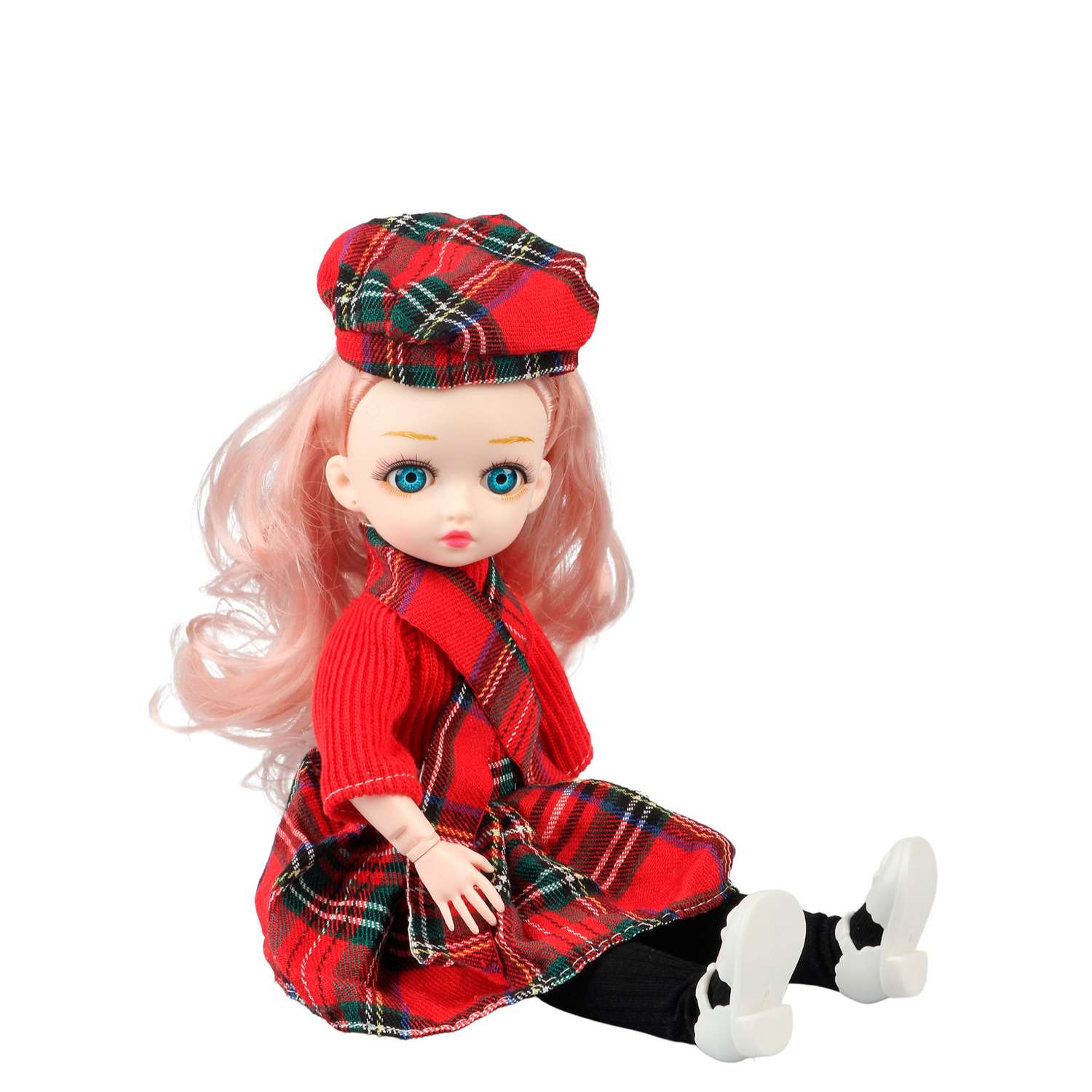 Комплект одежды для куклы Little Mania красный CDLM001-REBK - фото 5
