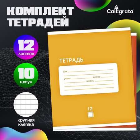 Комплект тетрадей Calligrata «Однотонная Классика Intensive»