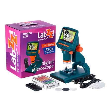 Микроскоп цифровой Levenhuk LabZZ DM200 LCD