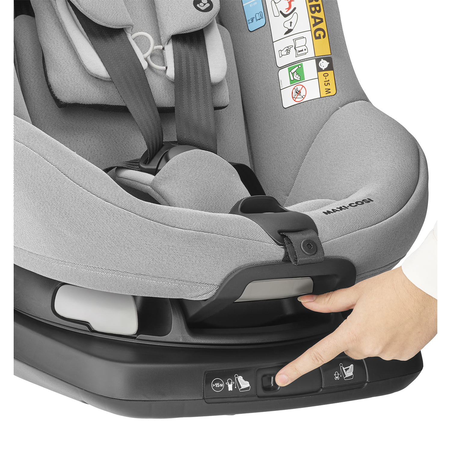 Автокресло Maxi-Cosi AxissFix Authentic Grey - фото 7