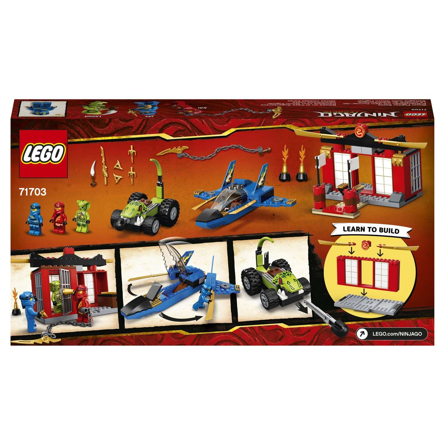 Конструктор LEGO Ninjago Бой на штормовом истребителе 71703 - фото 3