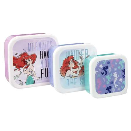Набор контейнеров Funko для хранения продуктов Little Mermaid Pearl Anniversary 3шт UT-DI06121