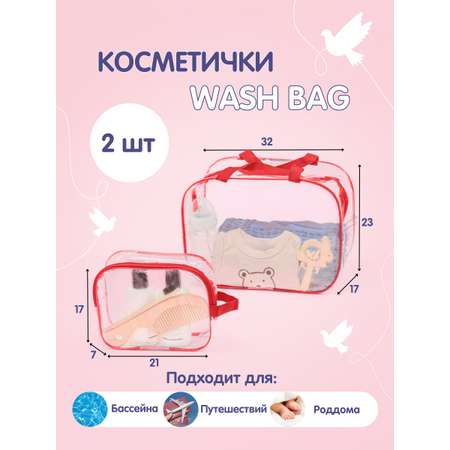 Сумка в роддом Здравствуй мама! Premium Quality с косметичкой