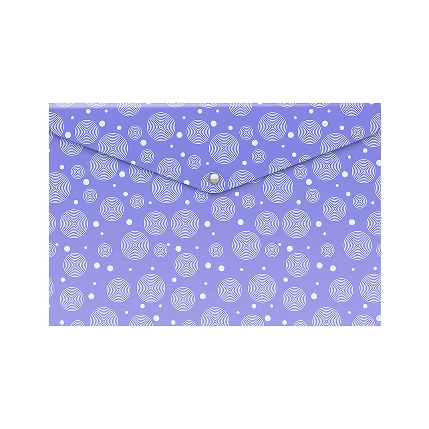Папка-конверт ErichKrause Pastel Dots на кнопке A4 в ассортименте 53292 - фото 2