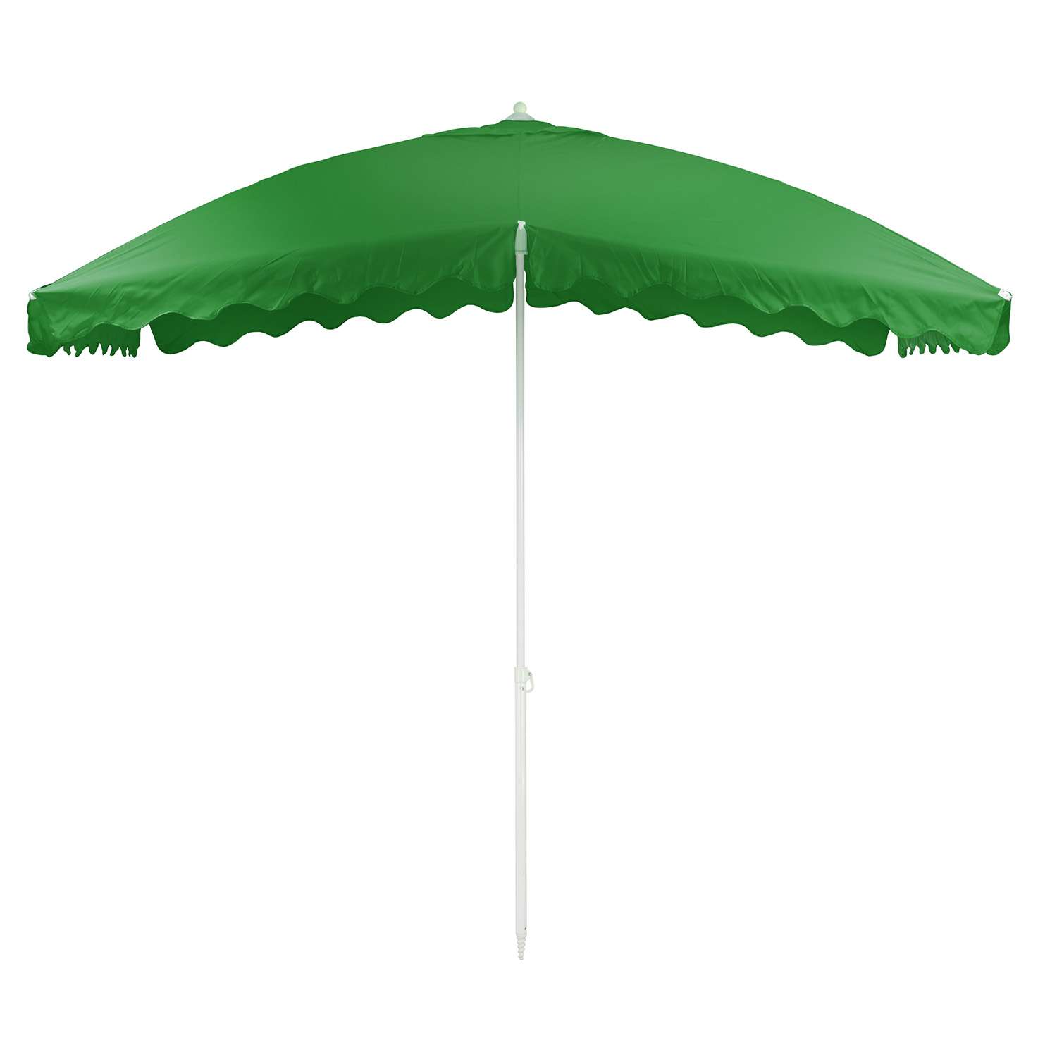 Зонт пляжный BABY STYLE от солнца большой 2х3 м плащевка с клапаном квадратный Oxford зеленый - фото 3