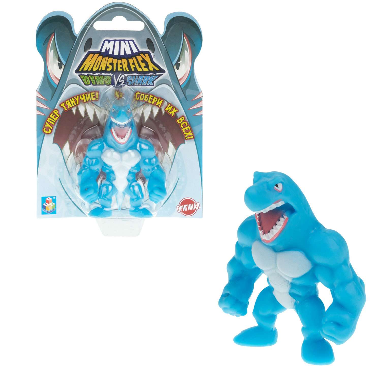 Игрушка-антистресс Monster flex mini dino и shark Адские челюсти 7см - фото 1