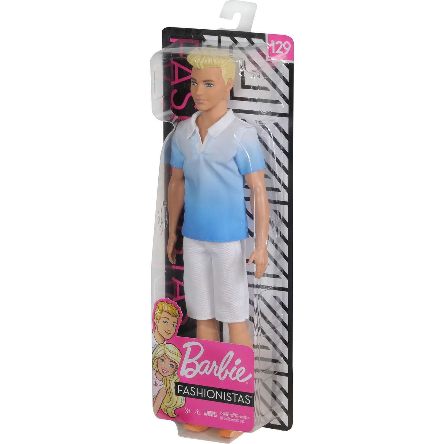 Кукла Barbie Игра с модой Кен в голубой рубашке GDV12 DWK44 - фото 3