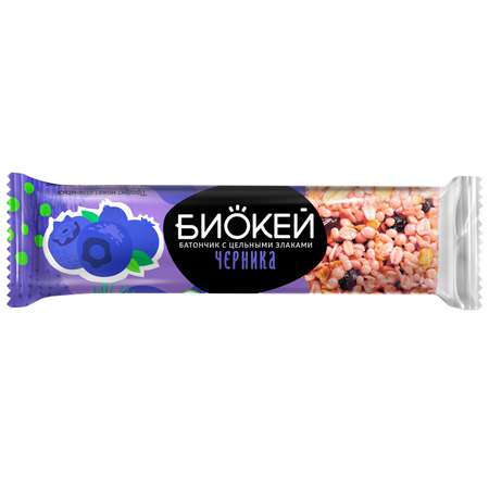 Батончик Биокей с черникой и цельными злаками 30г