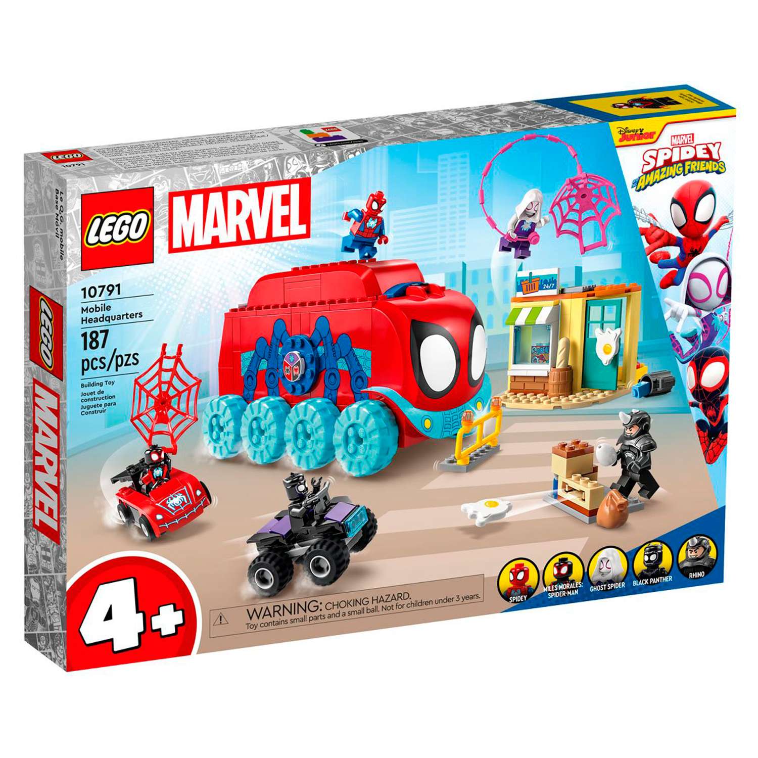 Конструктор детский LEGO Marvel Грузовик команды Человека-паука 10791 - фото 4