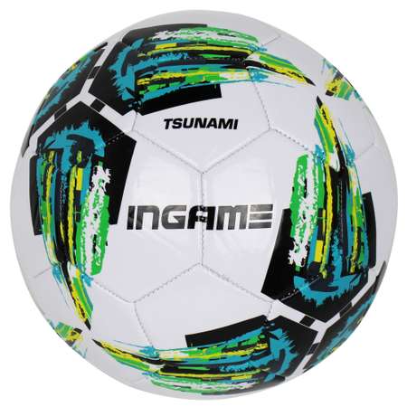 Мяч футбольный InGame TSUNAMI №5 IFB-131 зеленый