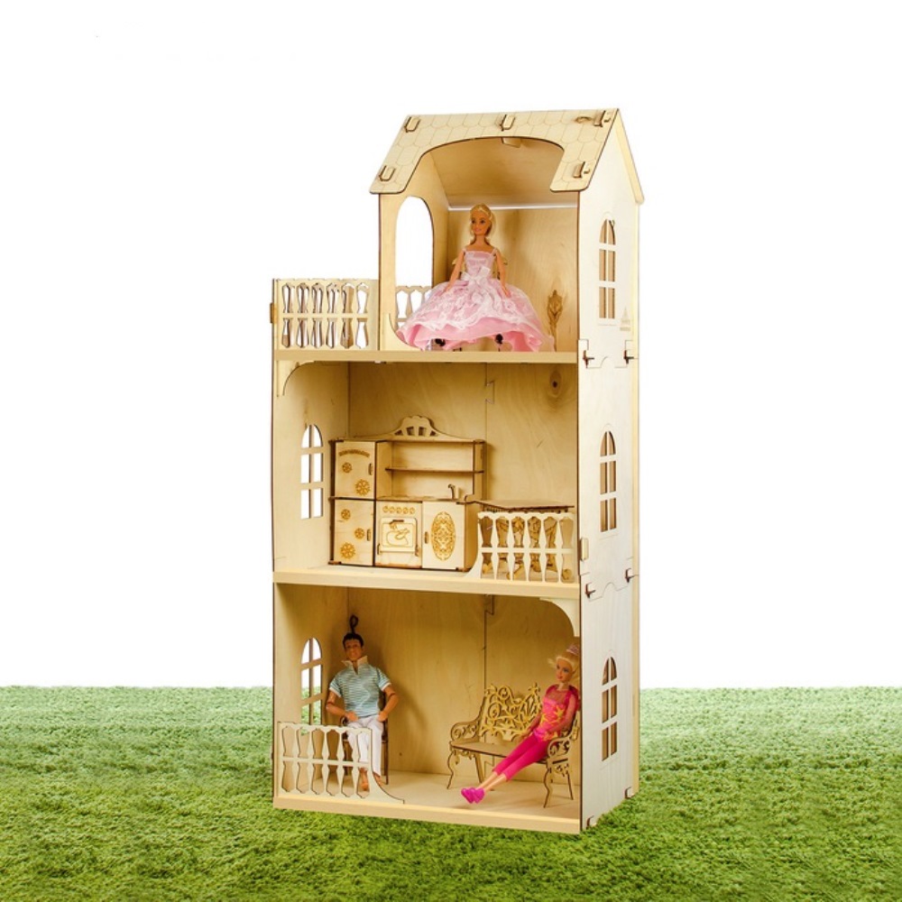 Кукольный домик Теремок для Барби КД-8 209 - фото 5