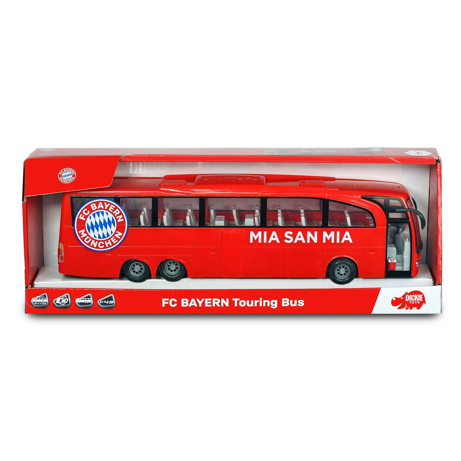 Машинка DICKIE Автобус FC Bayern 30 см #3175000 - фото 3