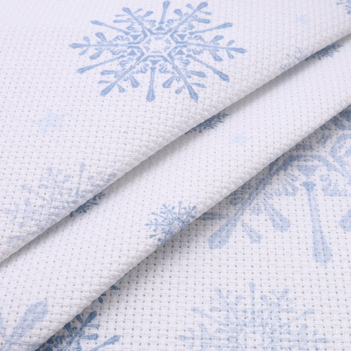 Канва Bestex для вышивания шитья и рукоделия дизайнерская 30*30 см Снежинки - фото 2