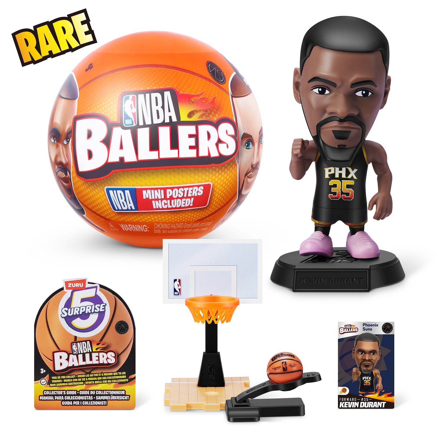 Игрушка Zuru 5 surprise NBA Ballers Шар в непрозрачной упаковке (Сюрприз) 77490GQ4-S002 - фото 29