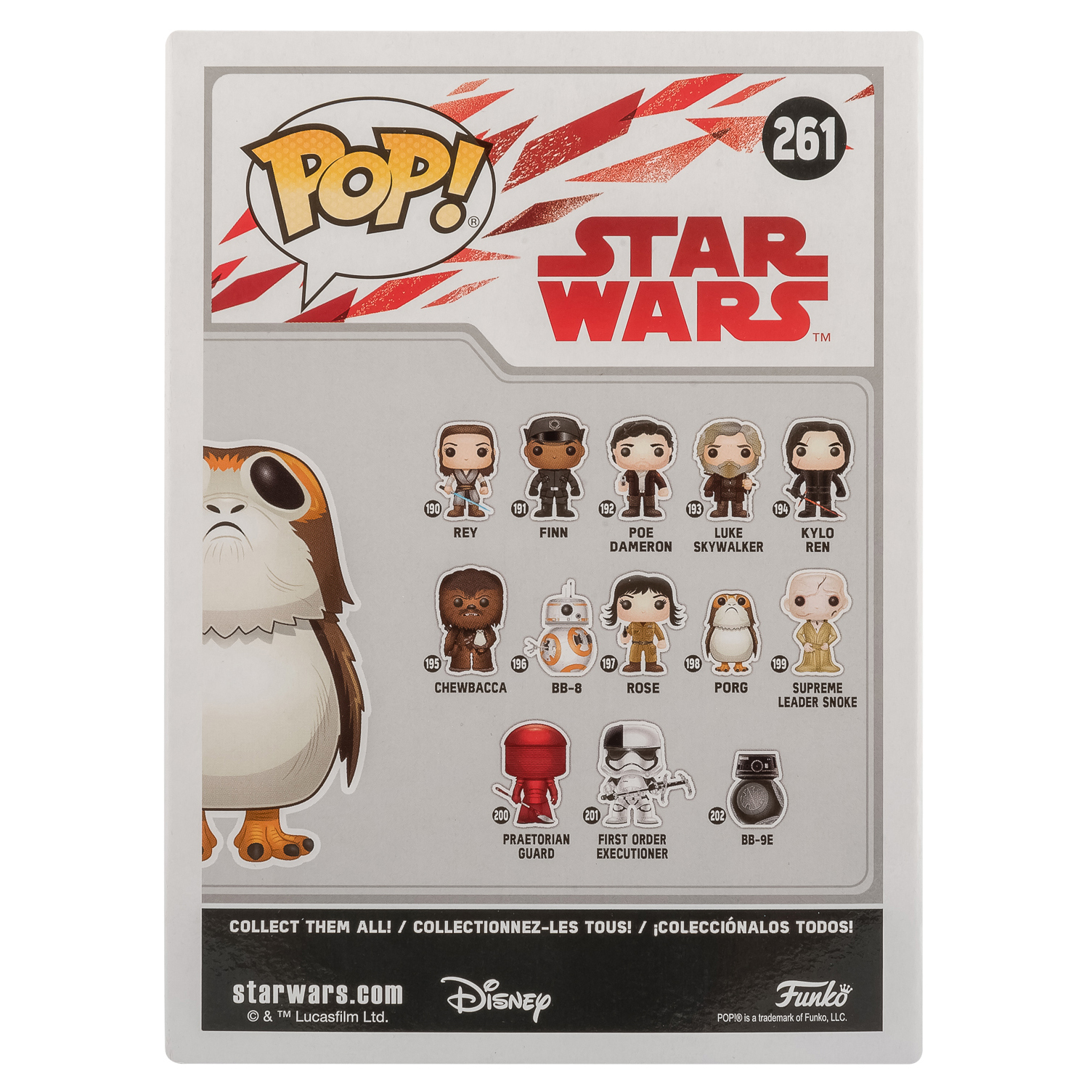 Фигурка Funko Pop bobble Star Wars The last jedi Sad Porg - фото 3